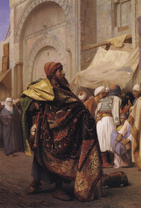 Jean - Leon Gerome The Carpet Merchant of Cairo china oil painting image